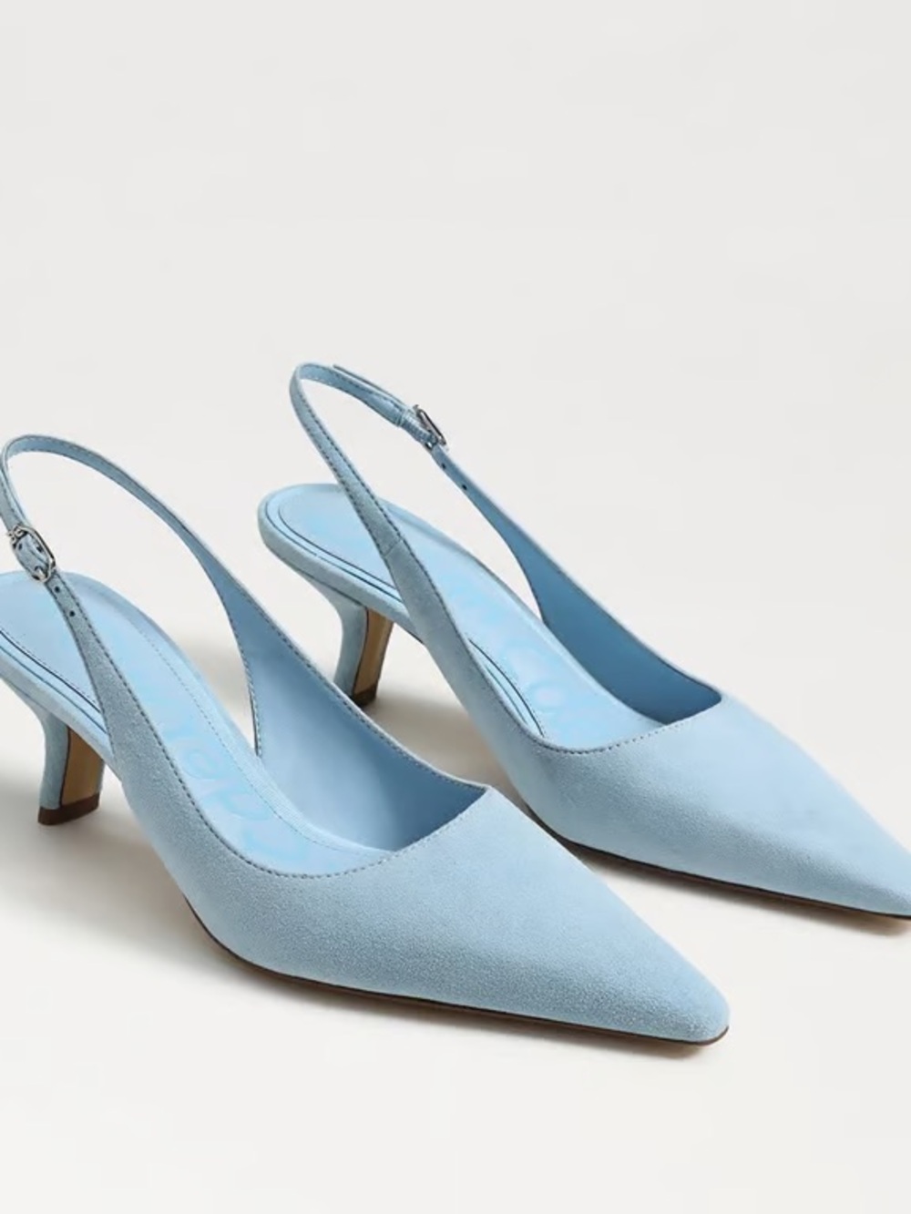 Sam Edelman Bianka Blue Suede Heel - Worn Once